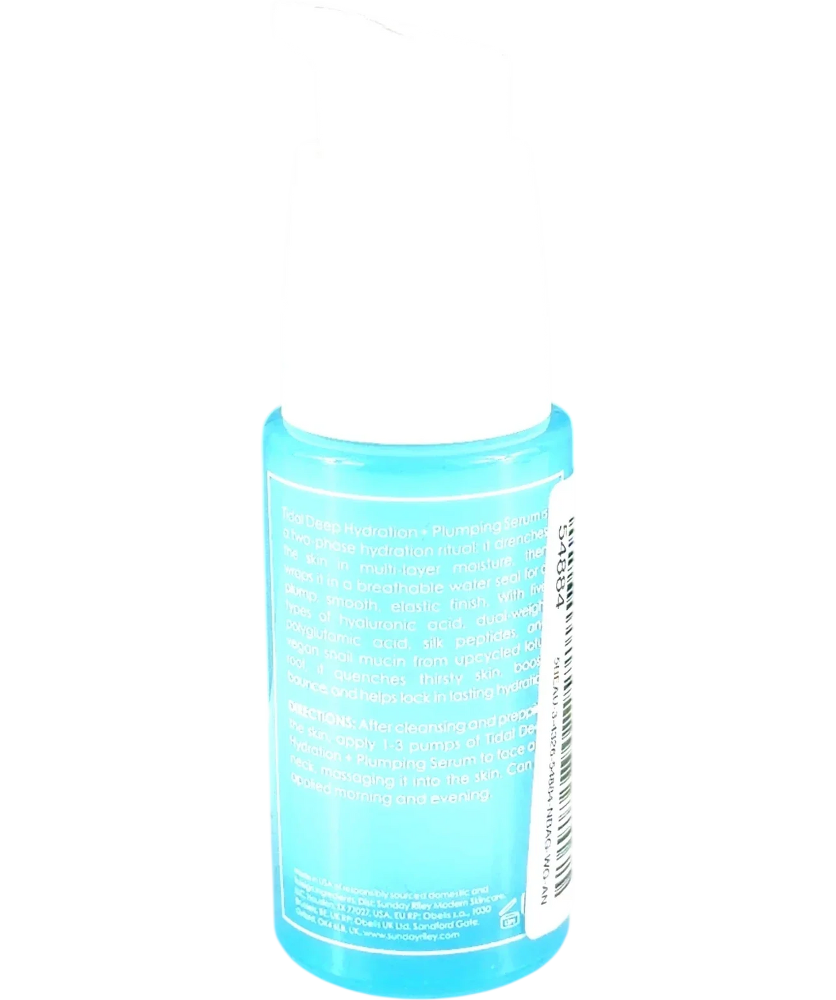 Sunday Riley Tidal Deep Hydration + Plumping Serum, size 30ml — back