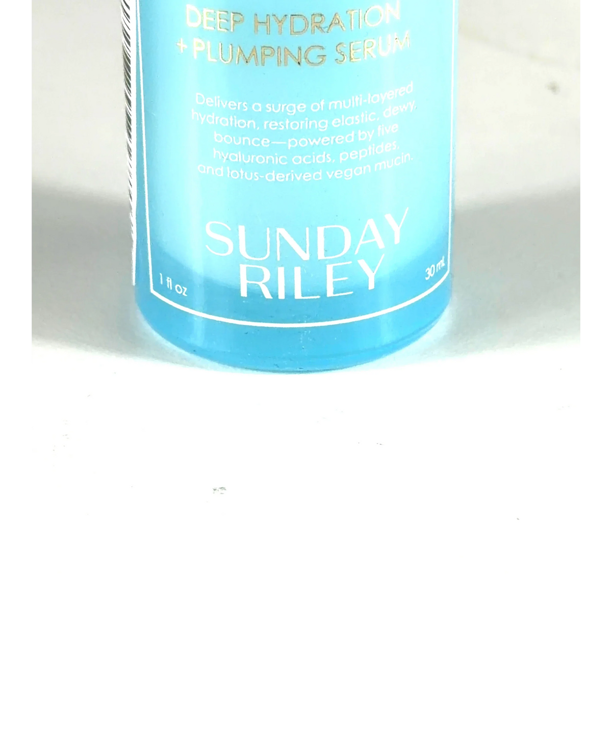 Sunday Riley Tidal Deep Hydration + Plumping Serum, size 30ml — label