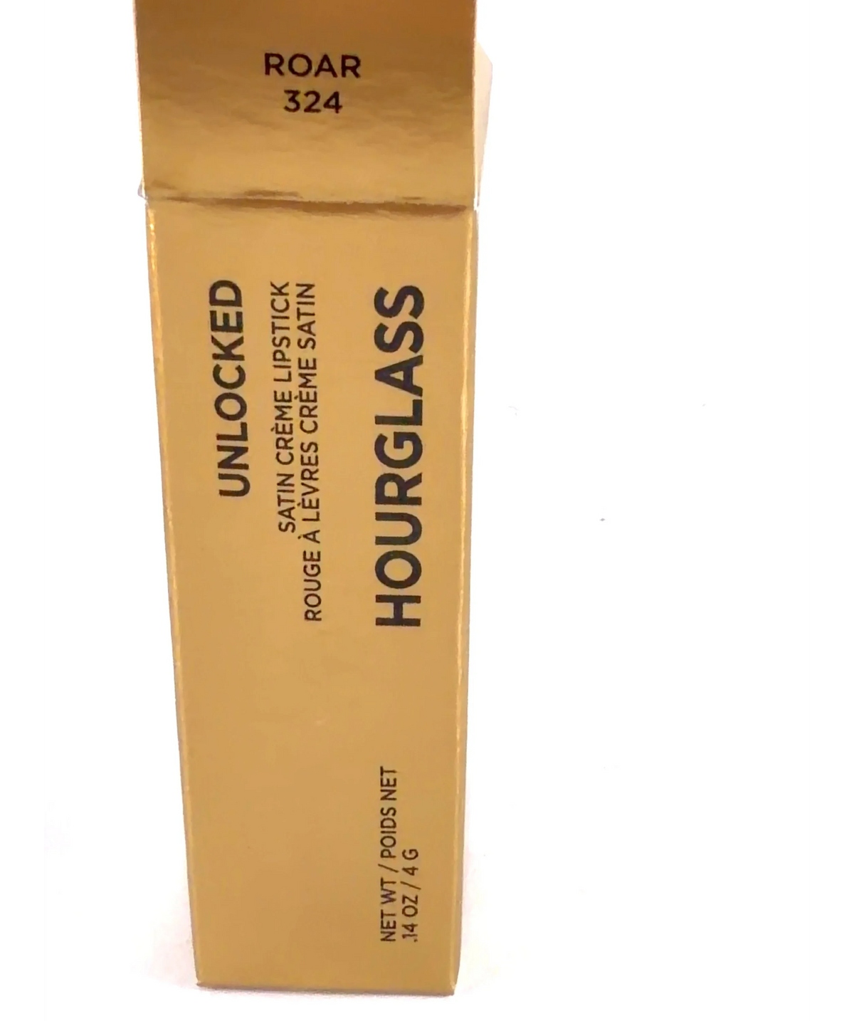 Hourglass Roar 324 Unlocked Satin Crème Lipstick, size 4g — label