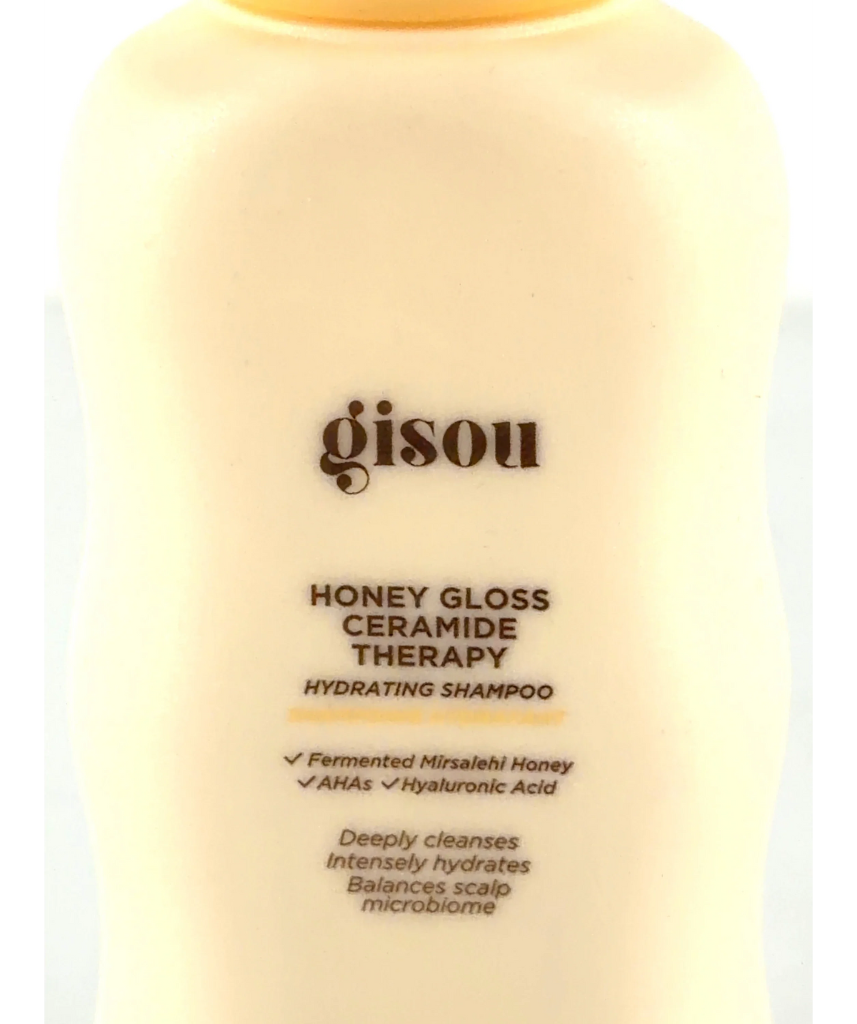 GISOU HONEY GLOSS CERAMIDE THERAPY HYDRATING SHAMPOO, size 75ml — label