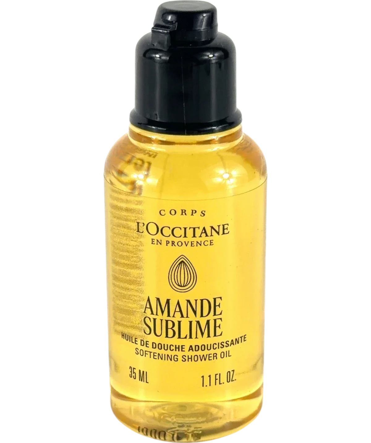 Loccitane Amande Sublime Softening Shower Oil, size 35ml — front