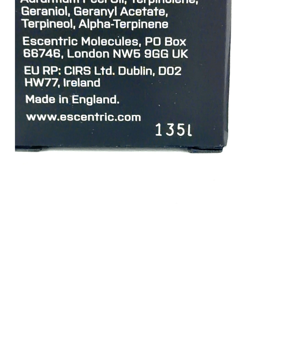Escentric Molecules Escentric 01, size 10ml — detail