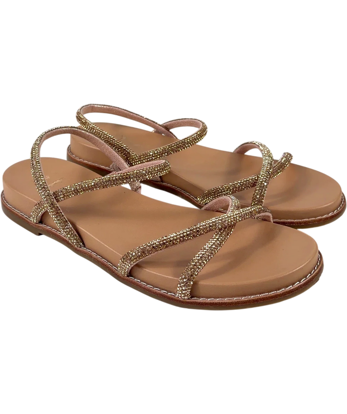 Dune gold Lexia, size UK 6 EU 39 👠 — front