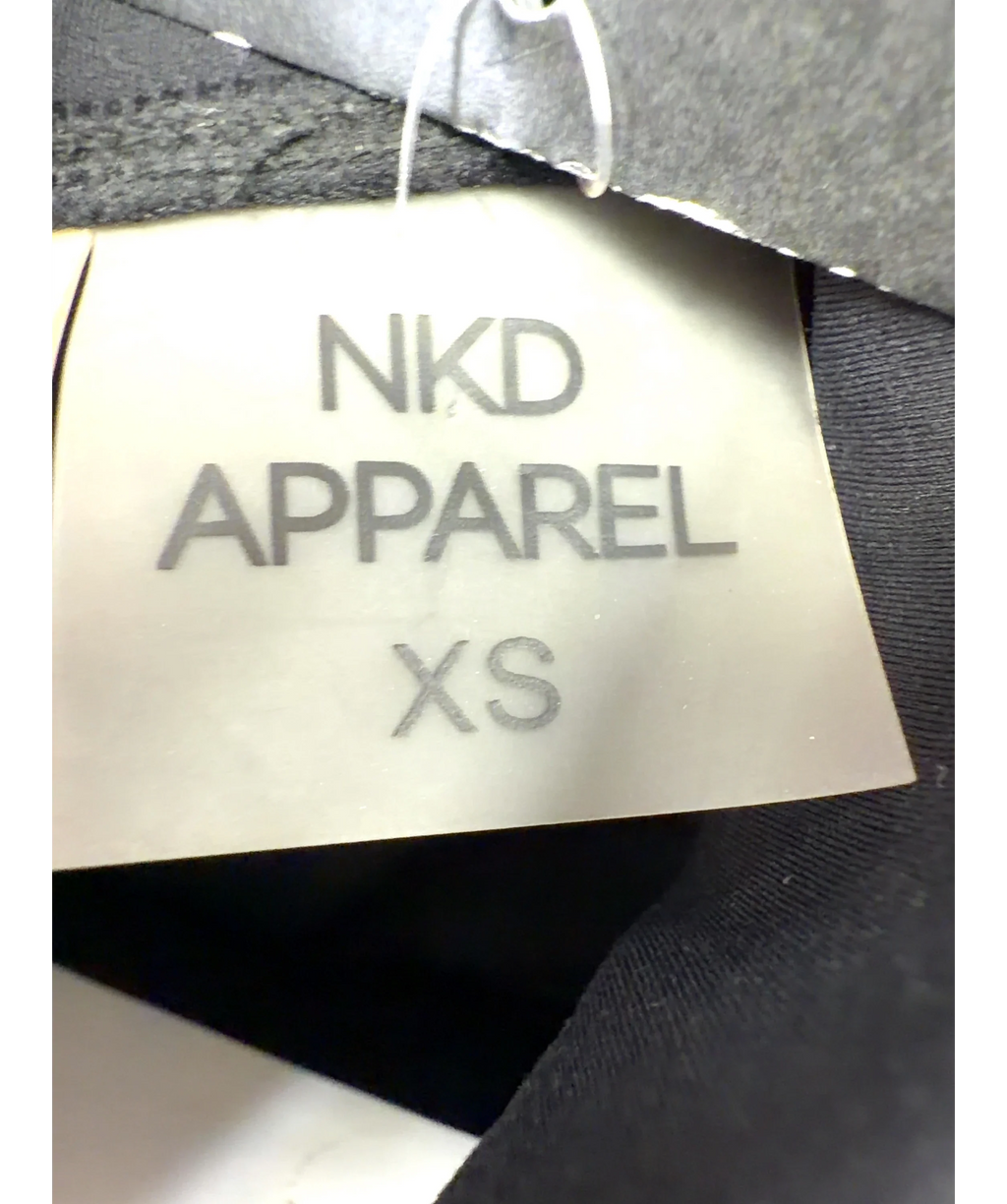 NKD Apparel Black Colour, size UK XS — detail