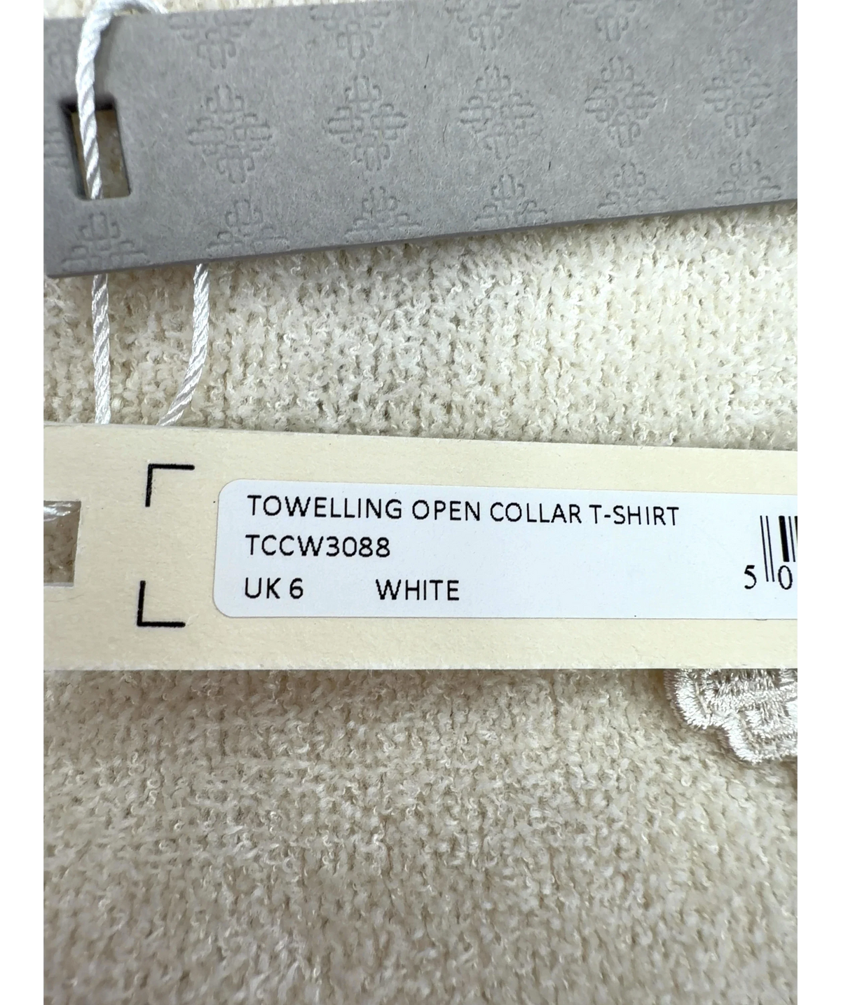 The Couture Club White Colour, size UK 6 — care label