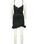 OH POLLY Black black mini dress, size UK 10 — front