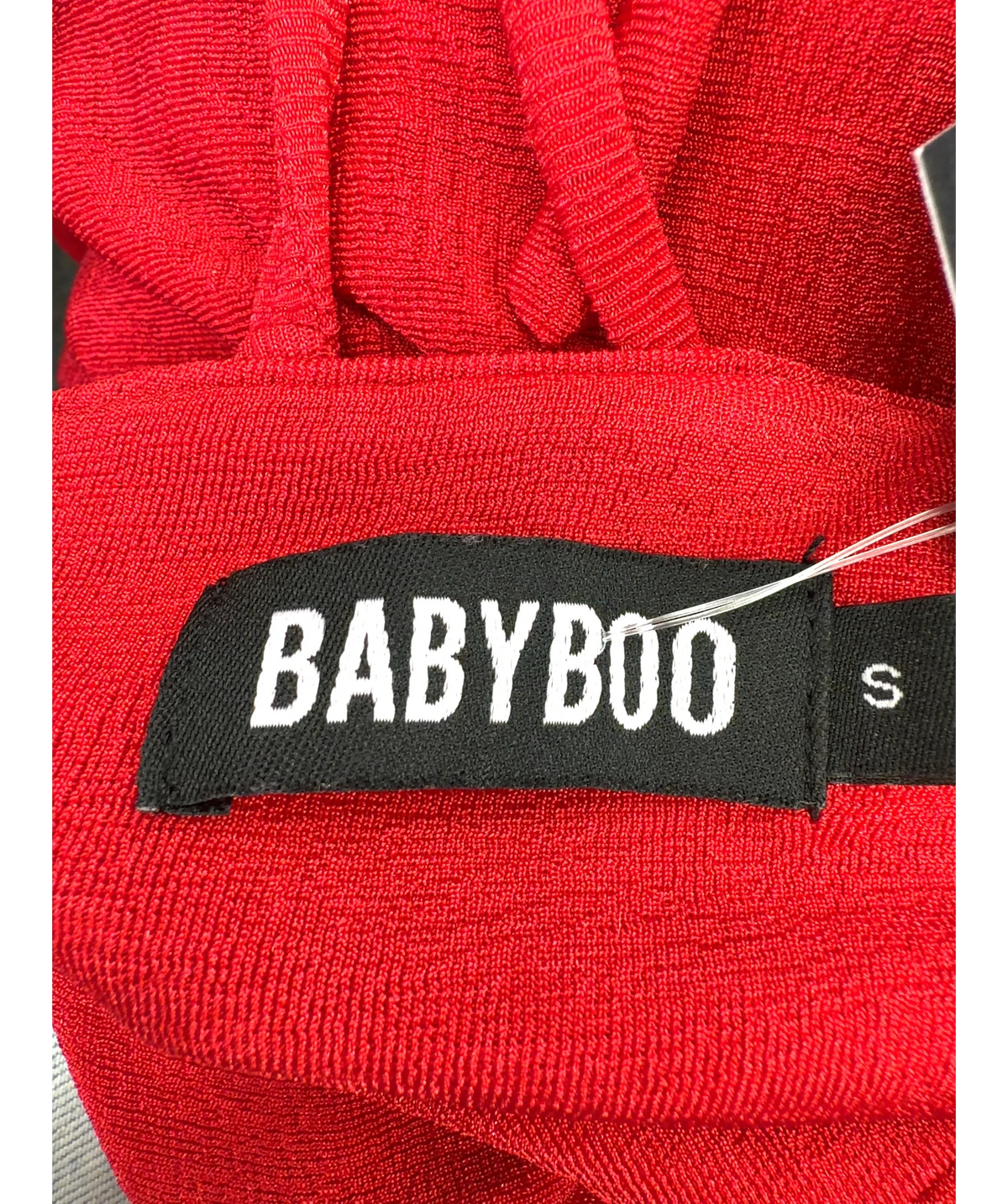 Babyboo Red Colour, size UK S — detail