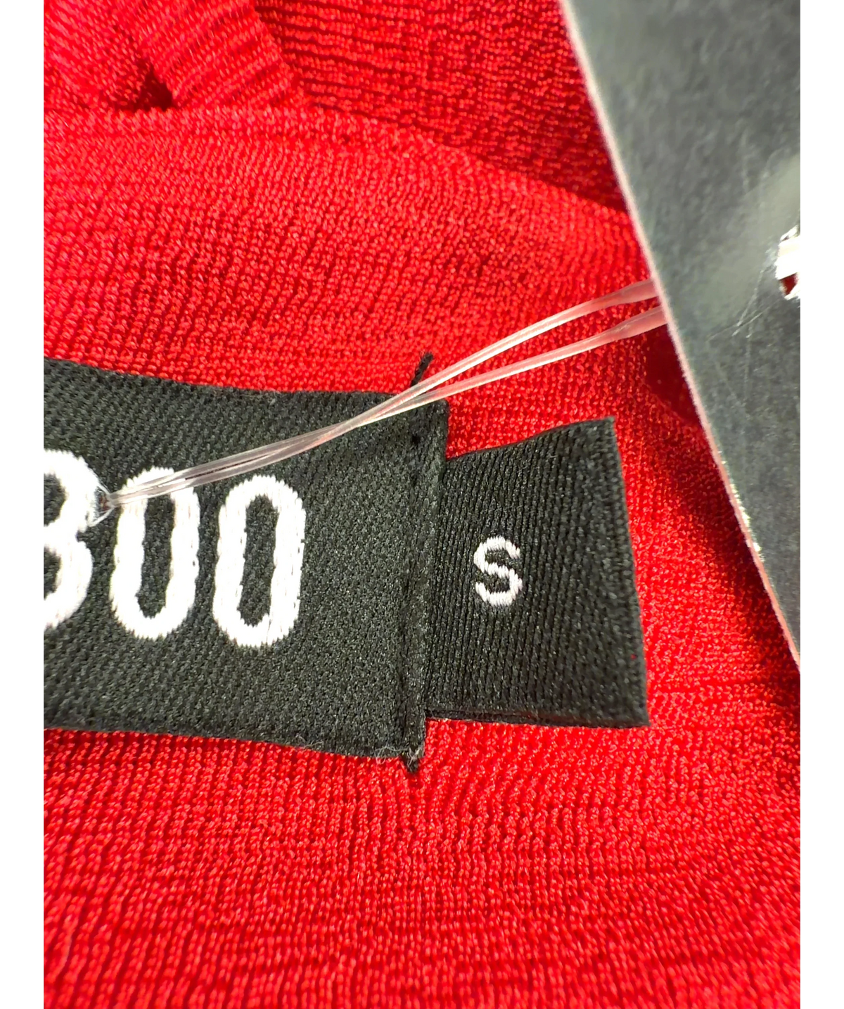 Babyboo Red Colour, size UK S — care label