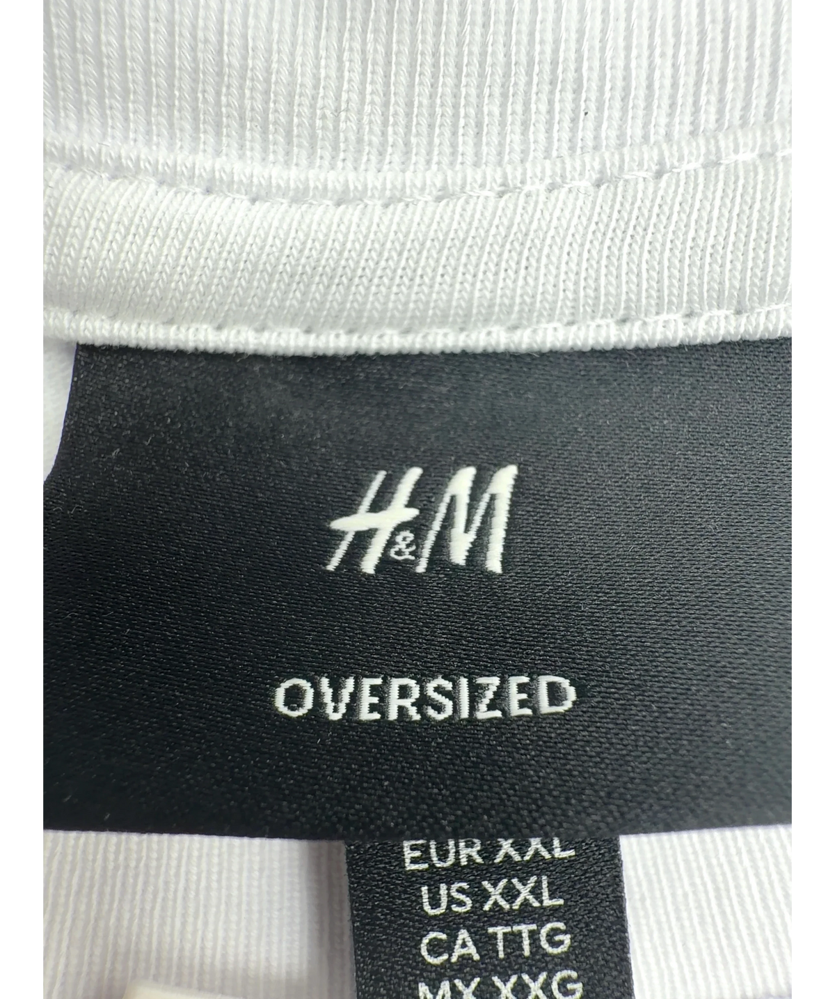 H&M White Colour, size UK XXL — detail