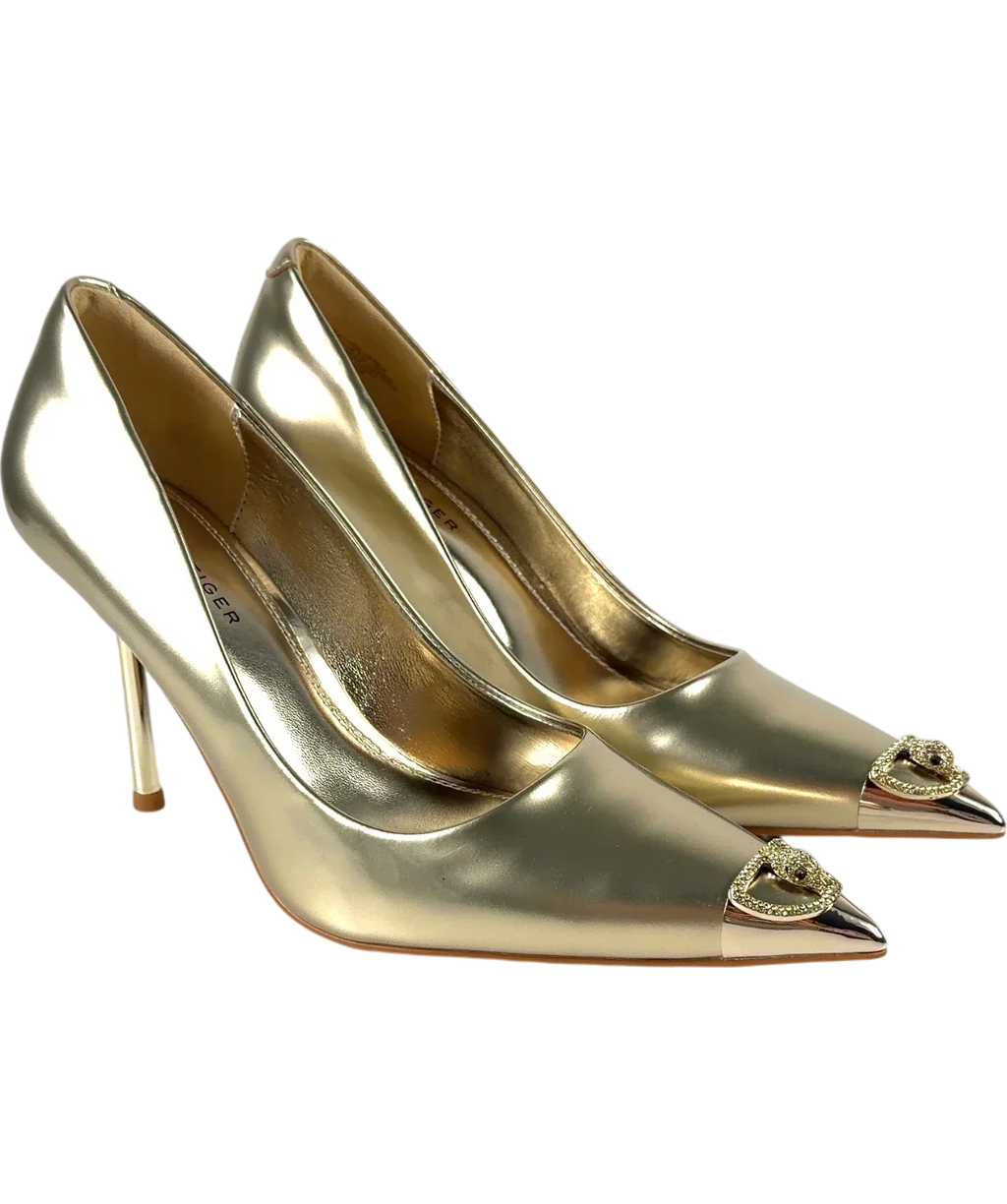 Kurt Geiger gold Colour, size UK 7 EU 40 👠 — front