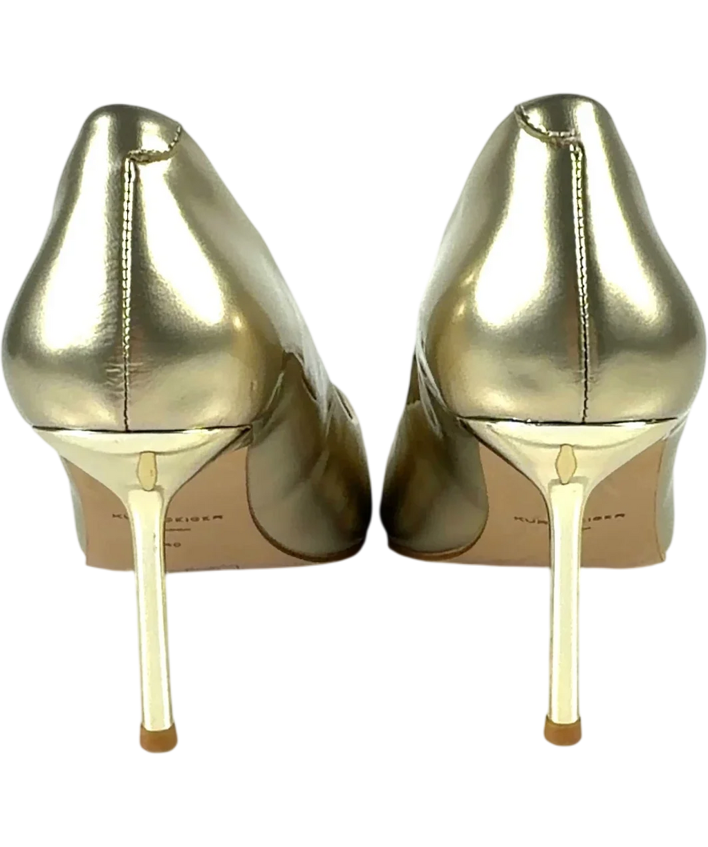 Kurt Geiger gold Colour, size UK 7 EU 40 👠 — back
