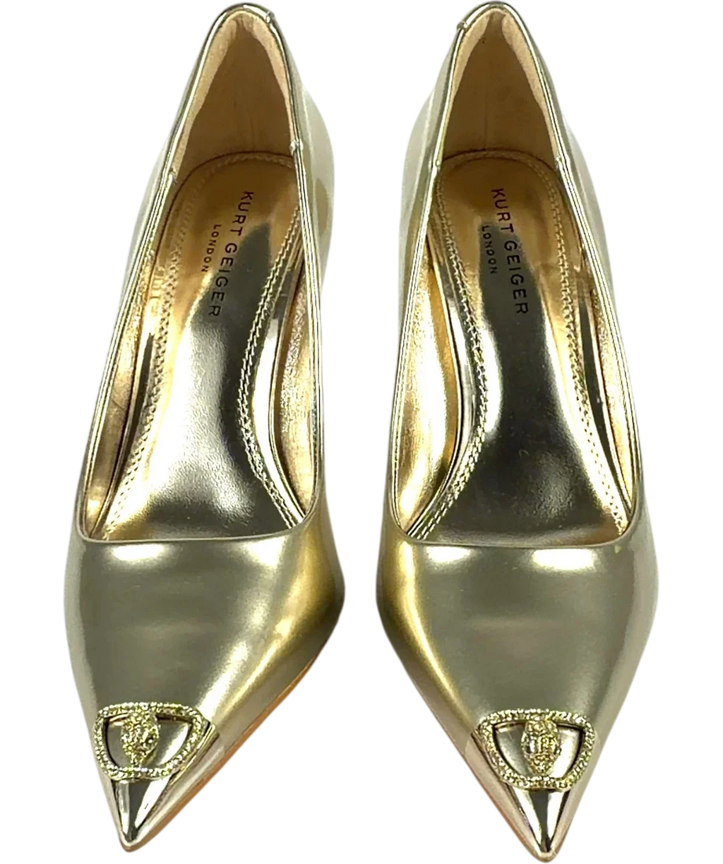 Kurt Geiger gold Colour, size UK 7 EU 40 👠 — detail