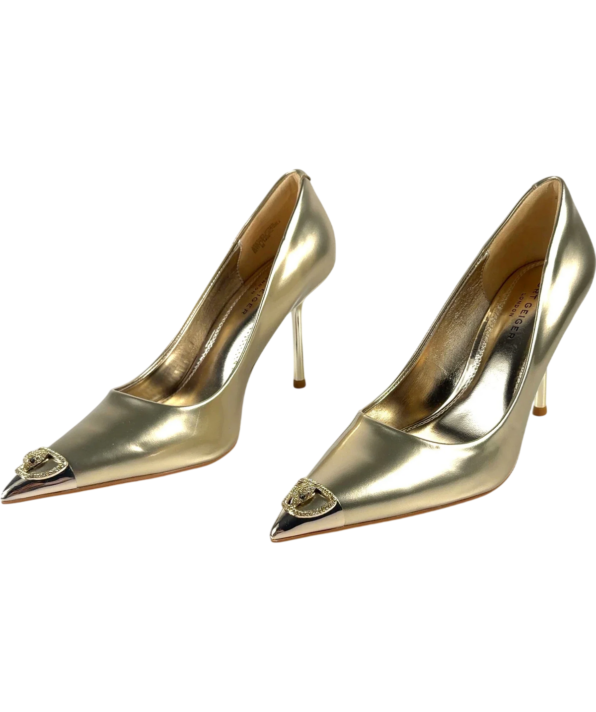 Kurt Geiger gold Colour, size UK 7 EU 40 👠 — label