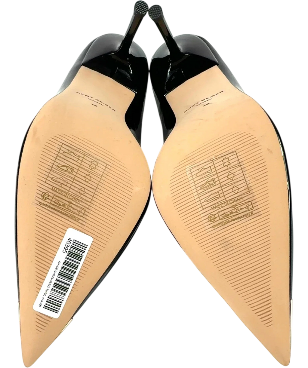 Kurt Geiger Black Regent Court Heel, size UK 7 EU 40 👠 — view 8