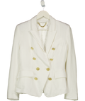 Holland Cooper White Knightsbridge Blazer UK 8