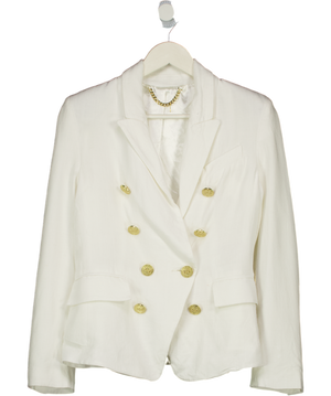 Holland Cooper White Knightsbridge Blazer UK 8