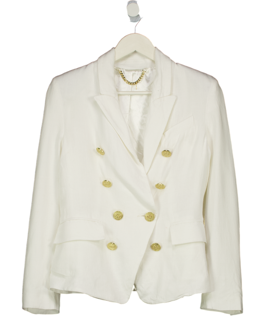 Holland Cooper White Knightsbridge Blazer UK 8
