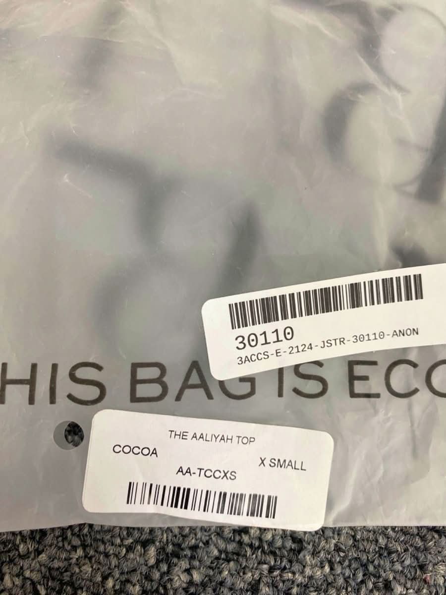 437 Cocoa The Aaliyah Bikini Top XS - Reliked