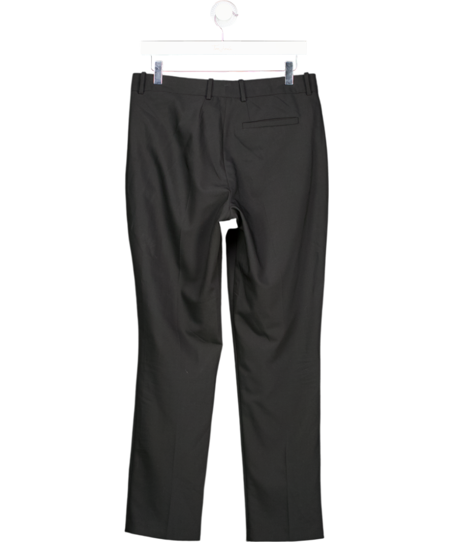 Whistles Mid-rise Black Tailored Tapered Trousers UK 10