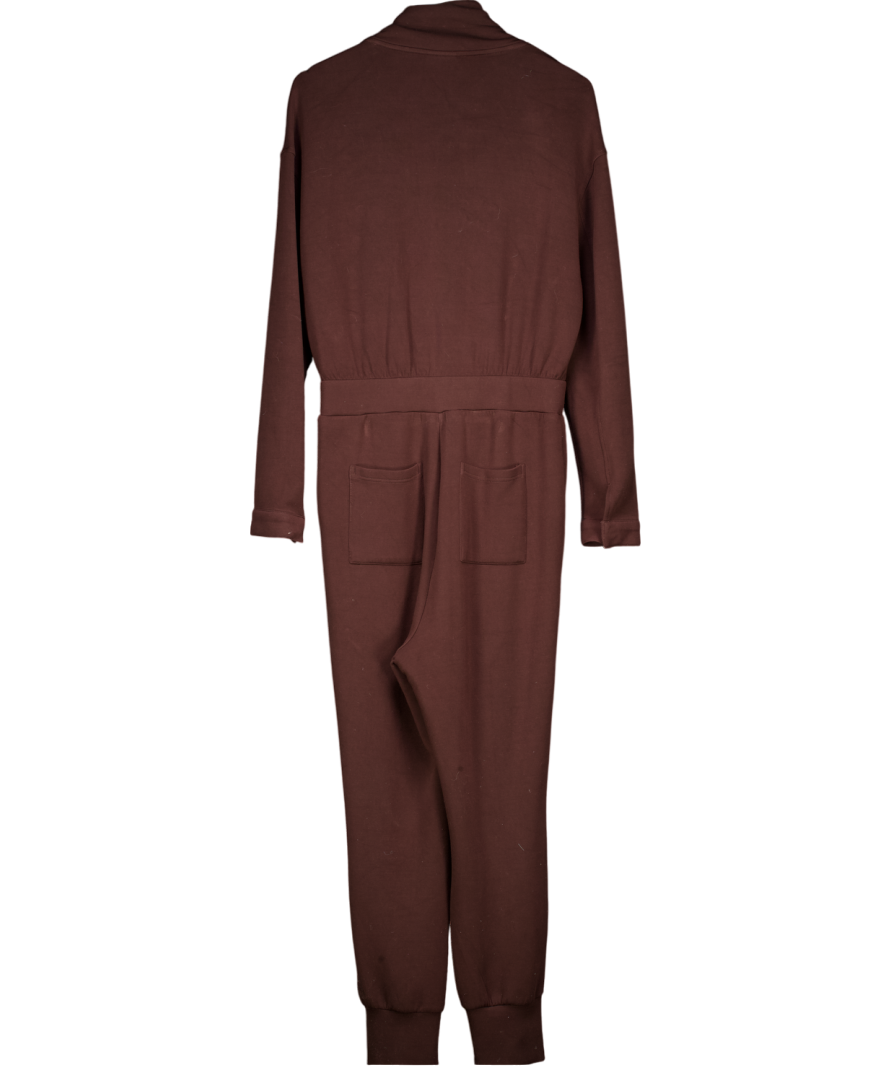 Varley Coffee Been Brown  Doublesoft Talia Jumpsuit UK M