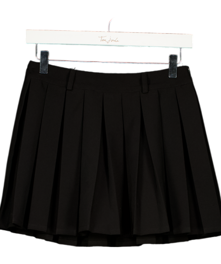 MESHKI Pleated Mini Skirt - Black UK XS