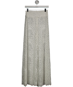 Alexandra Miro Charlize Palazzo Trousers - White Lace UK S