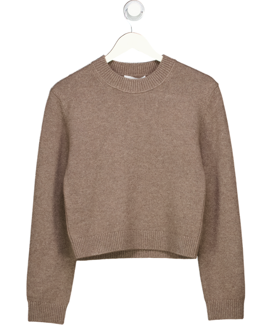 & Other Stories Brown Cashmere-blend Jumper UK S