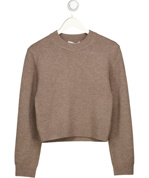 & Other Stories Brown Cashmere-blend Jumper UK S
