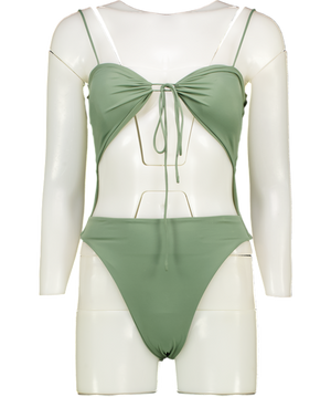 Aya Label Green Thalia Swimsuit UK S