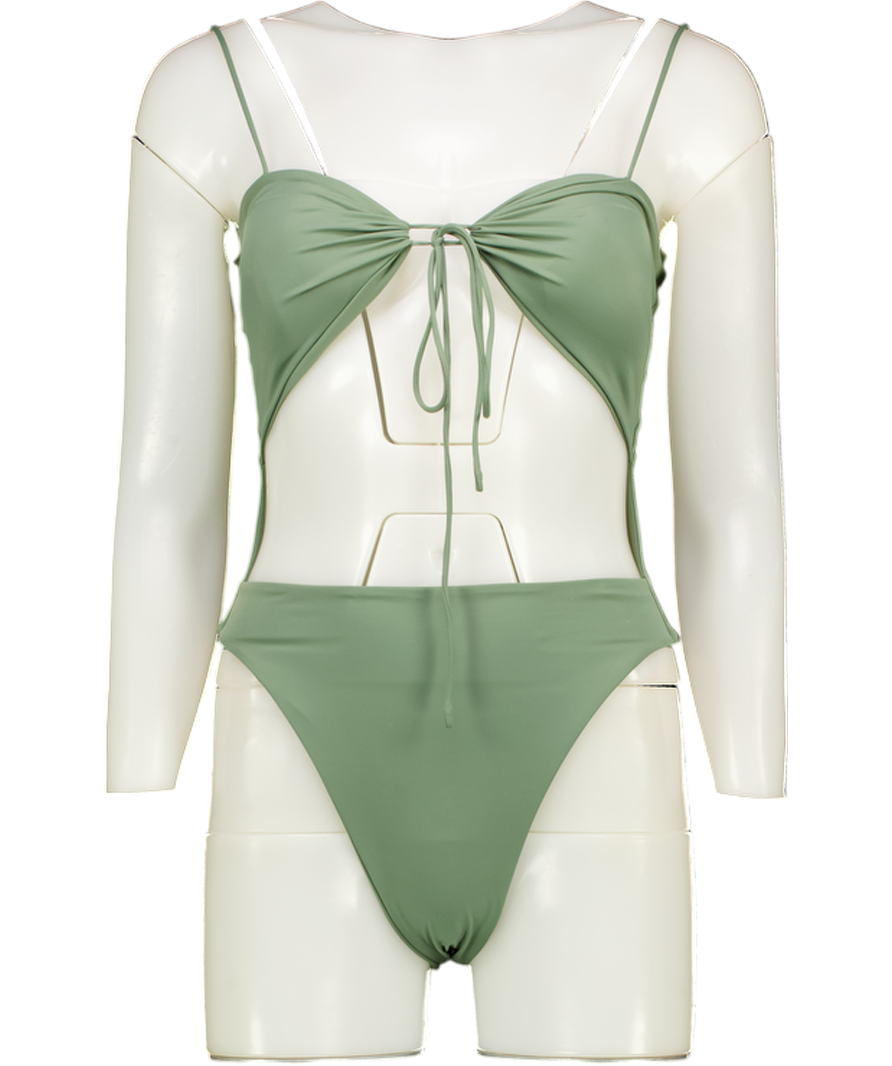 Aya Label Green Thalia Swimsuit UK S