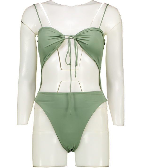 Aya Label Green Thalia Swimsuit UK S