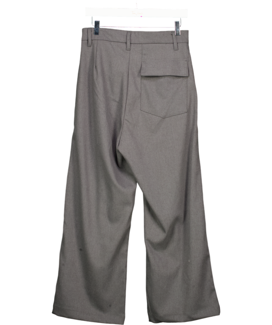 Eme Studios Grey Fellas Tailored Stone Pants UK 8