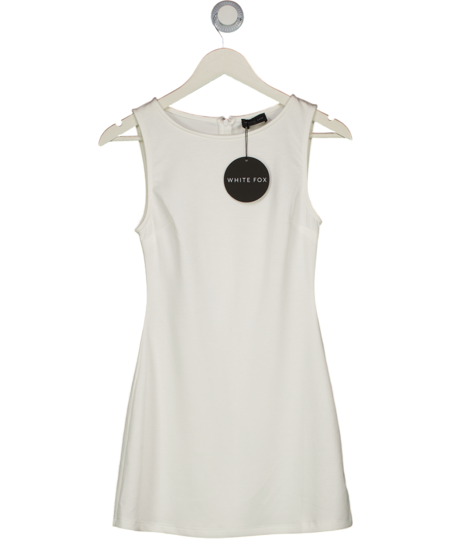 WHITE FOX She's A Go Getter Mini Dress White UK XS