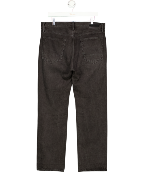 AllSaints Black Reid Straight Fit Denim Jeans W32
