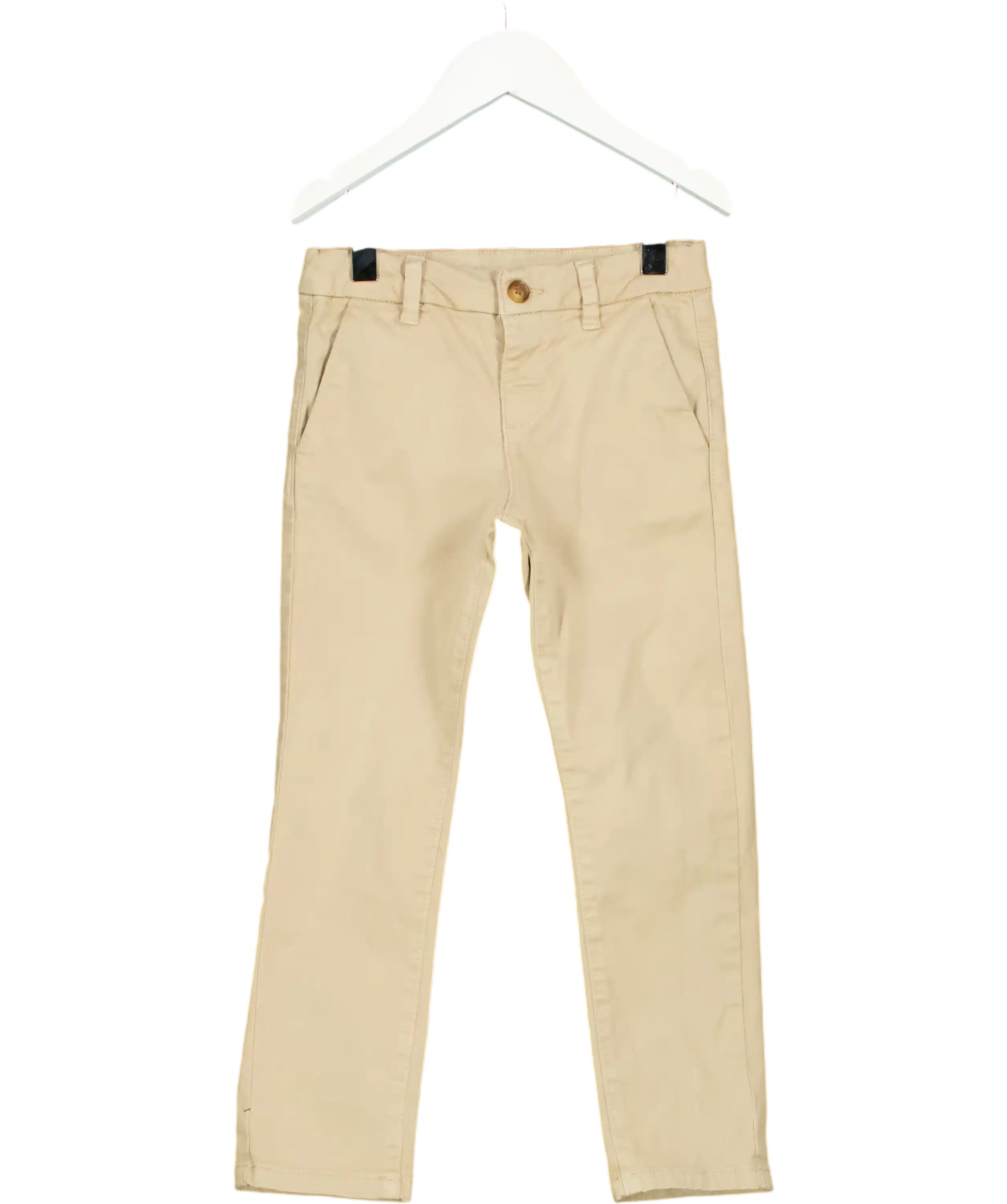 Mayoral Beige Basic Slim-fit Trousers With Pockets 5 Years