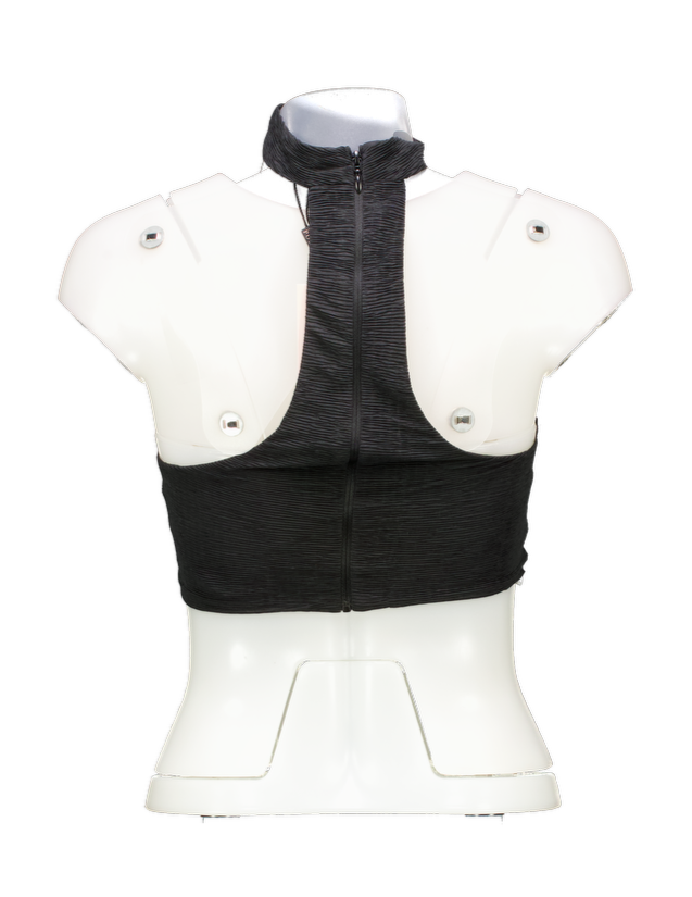 Oh Polly Cielo Hardware Detail Choker Crop Top In Black UK 8