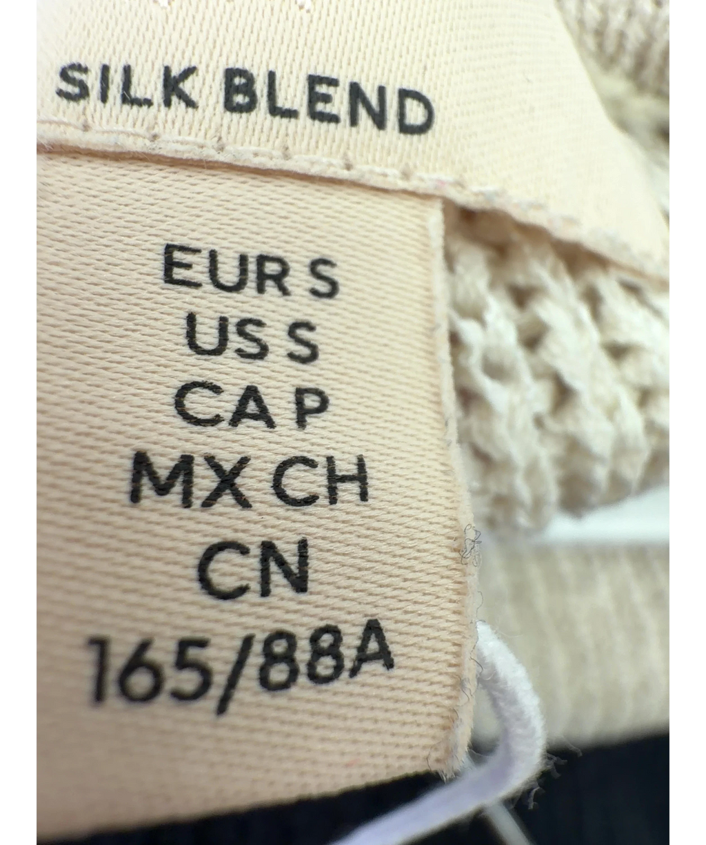 H&M Cream Colour, size UK S — care label