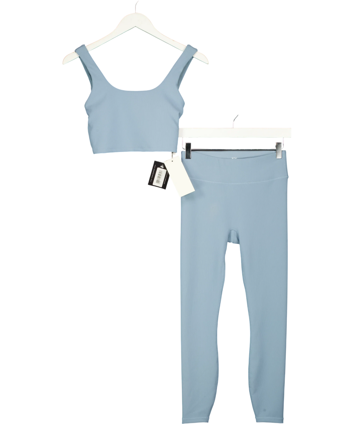 REASN Blue THE SCULPT BUILT IN SPORTS BRA, size UK 8 — front