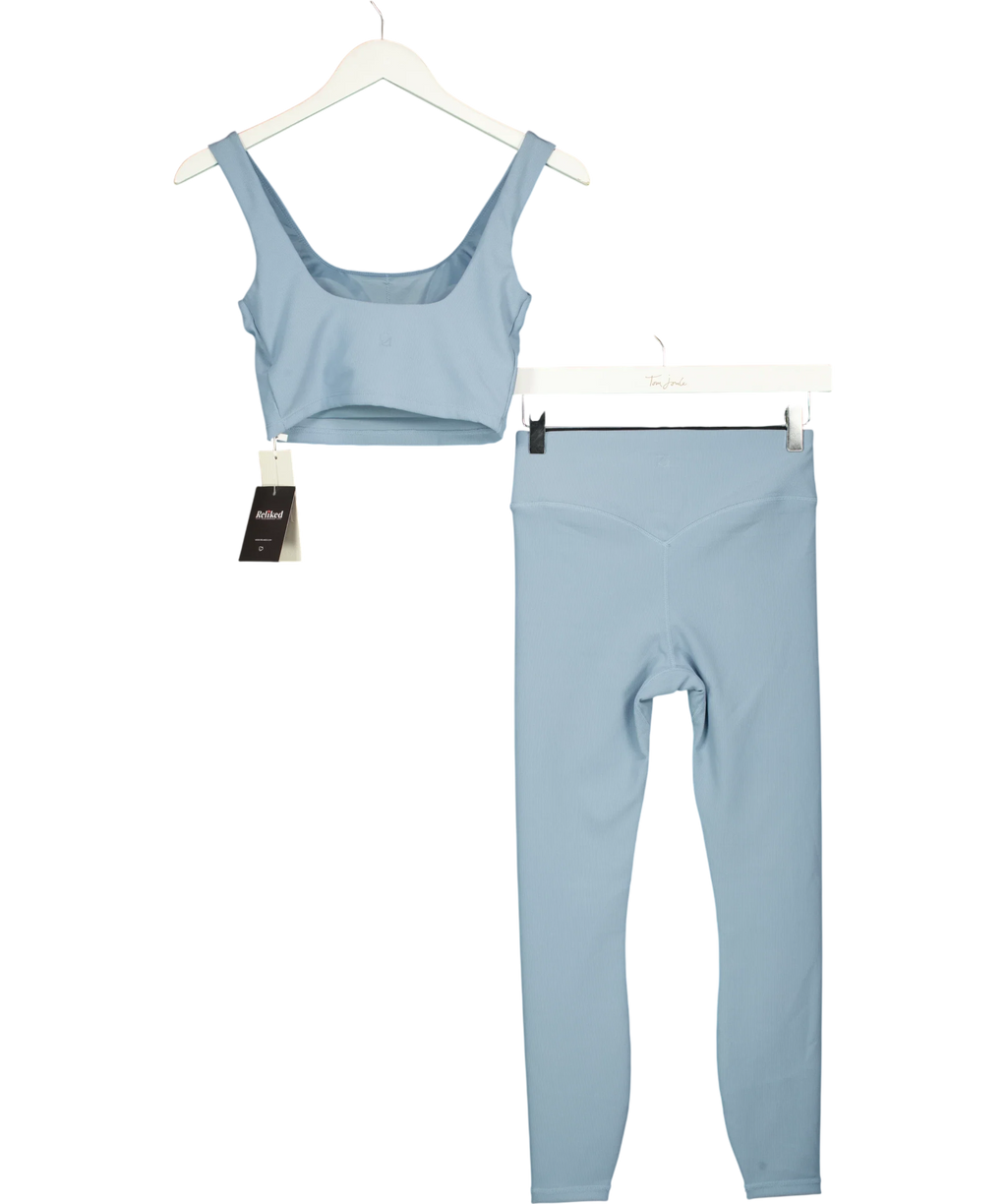 REASN Blue THE SCULPT BUILT IN SPORTS BRA, size UK 8 — back
