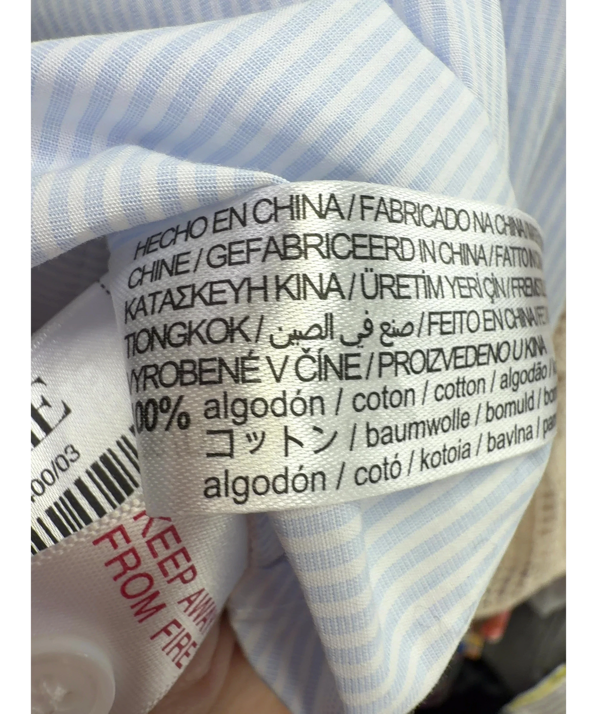 ZARA Blue Colour, size UK M — label