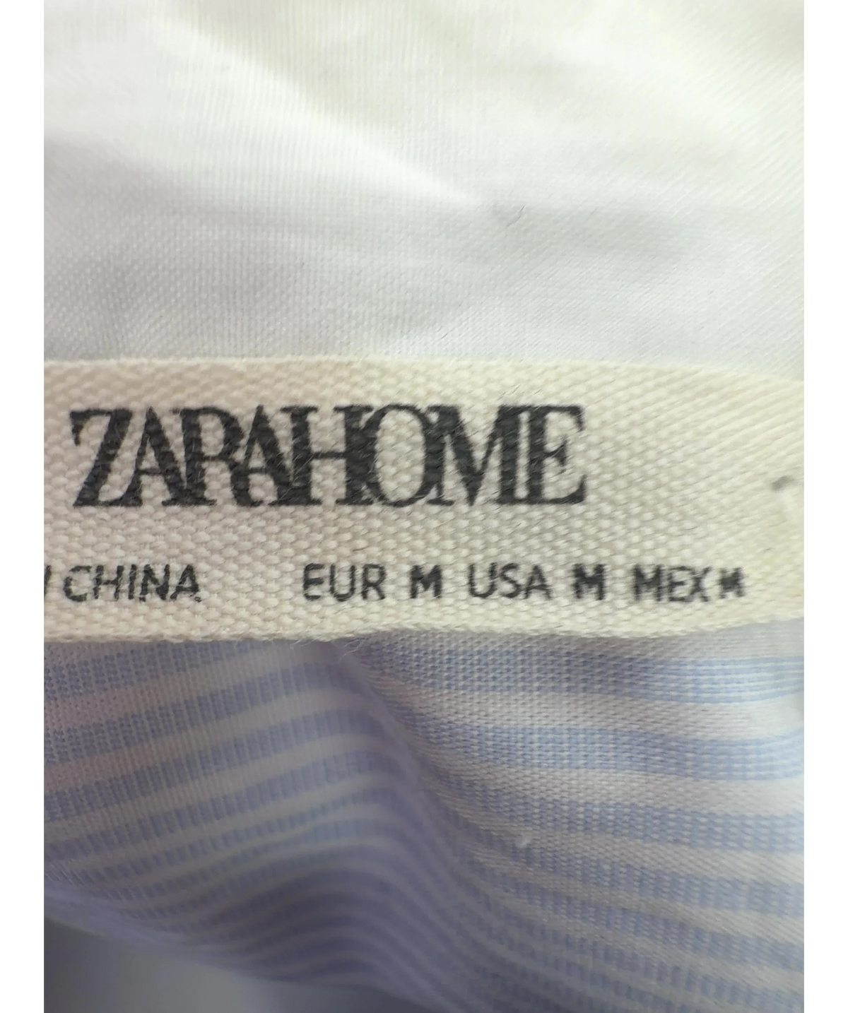 ZARA Blue Colour, size UK M — care label