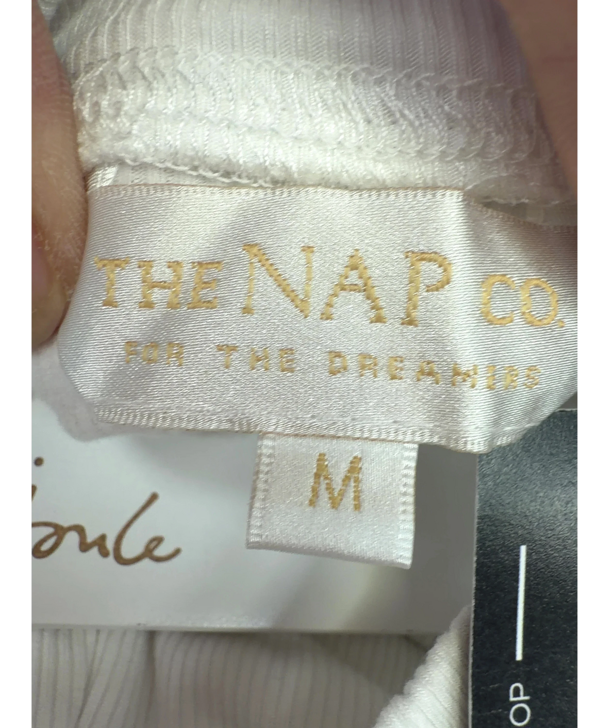 The NAP Co. White Colour, size UK M — care label