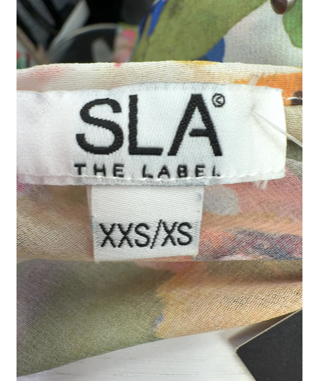 SLA the label Multicoloured Colour, size UK XXS-XS — care label