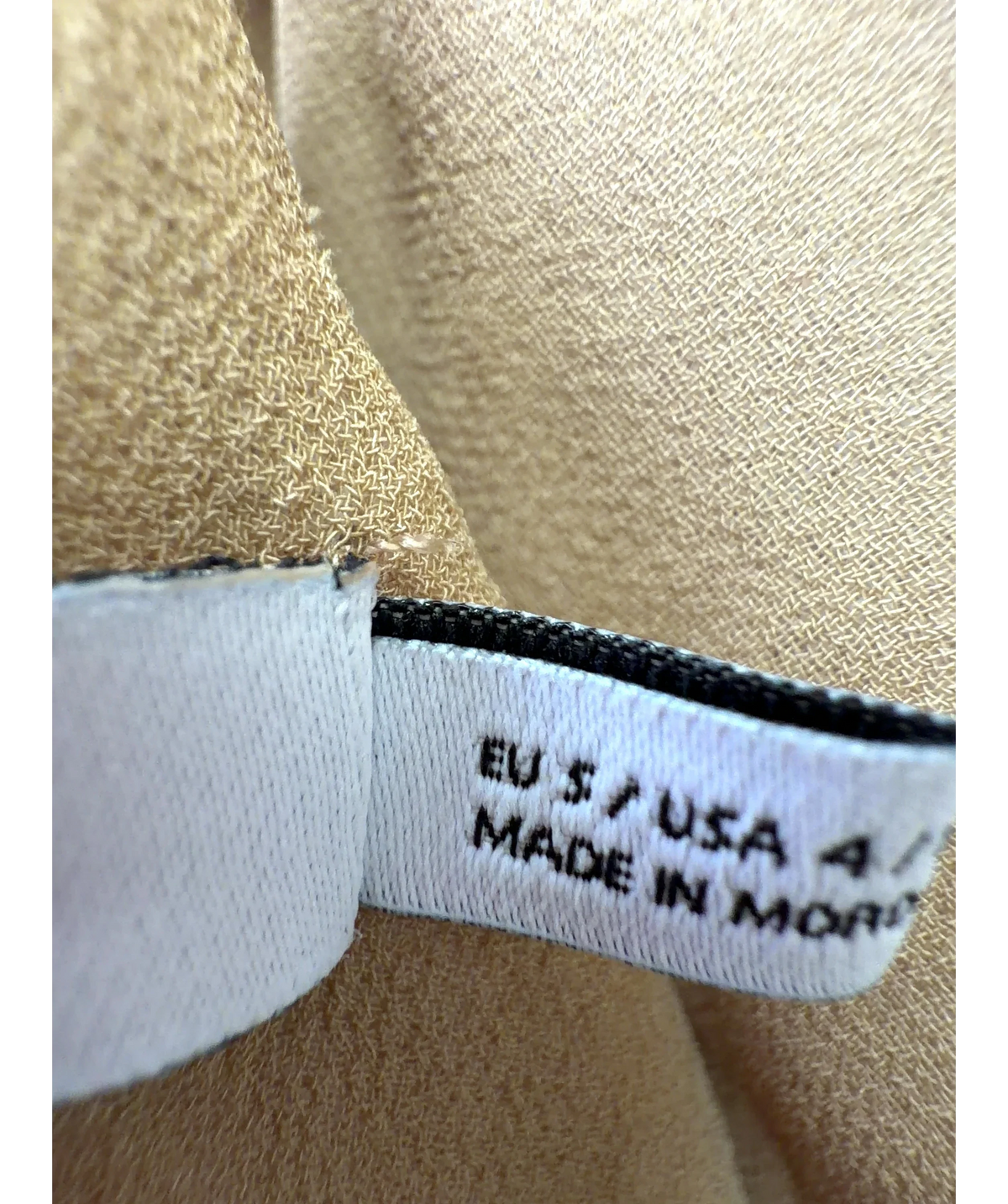 Supriya Lele x Mango Beige Long Semi-Transparent Halterneck Dress, size UK S — care label