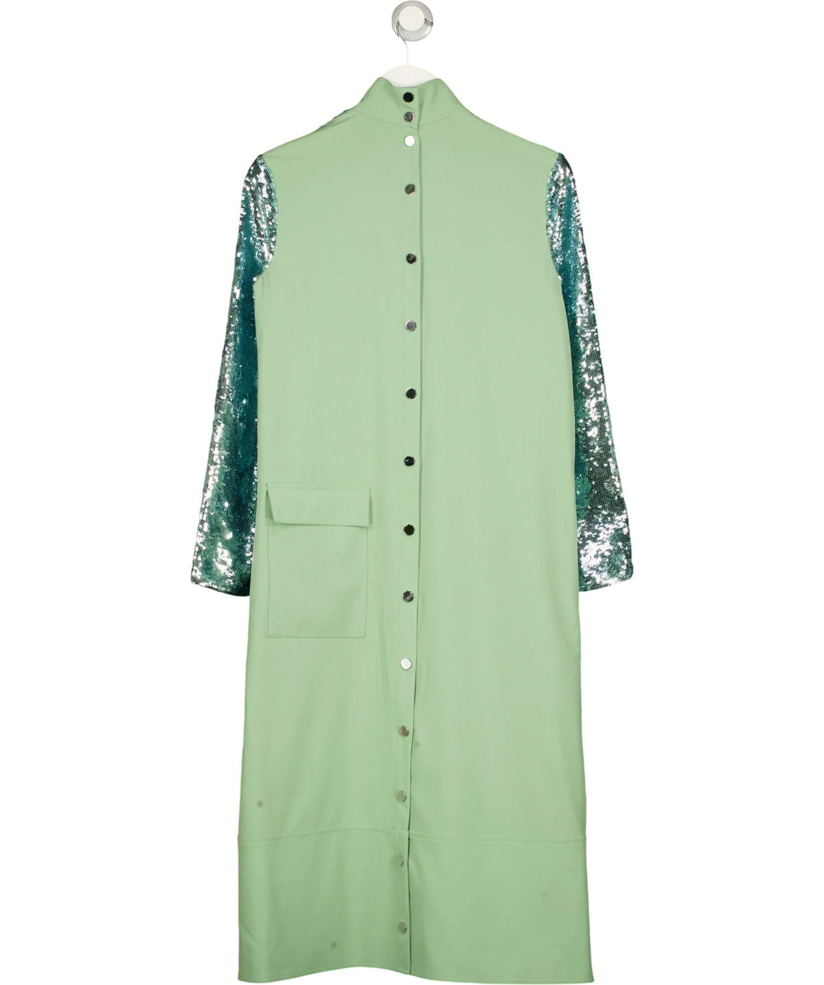 Tibi Green Colour, size UK 4 — back