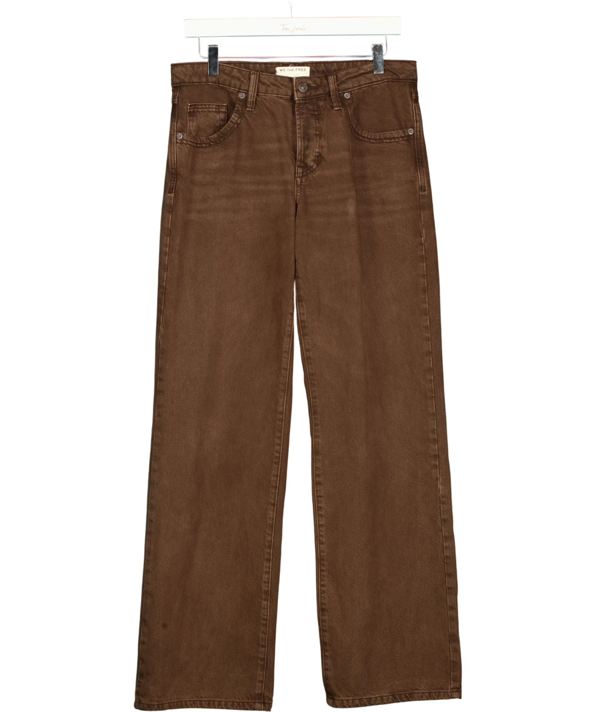 Free People Brown Colour, size W27 — front