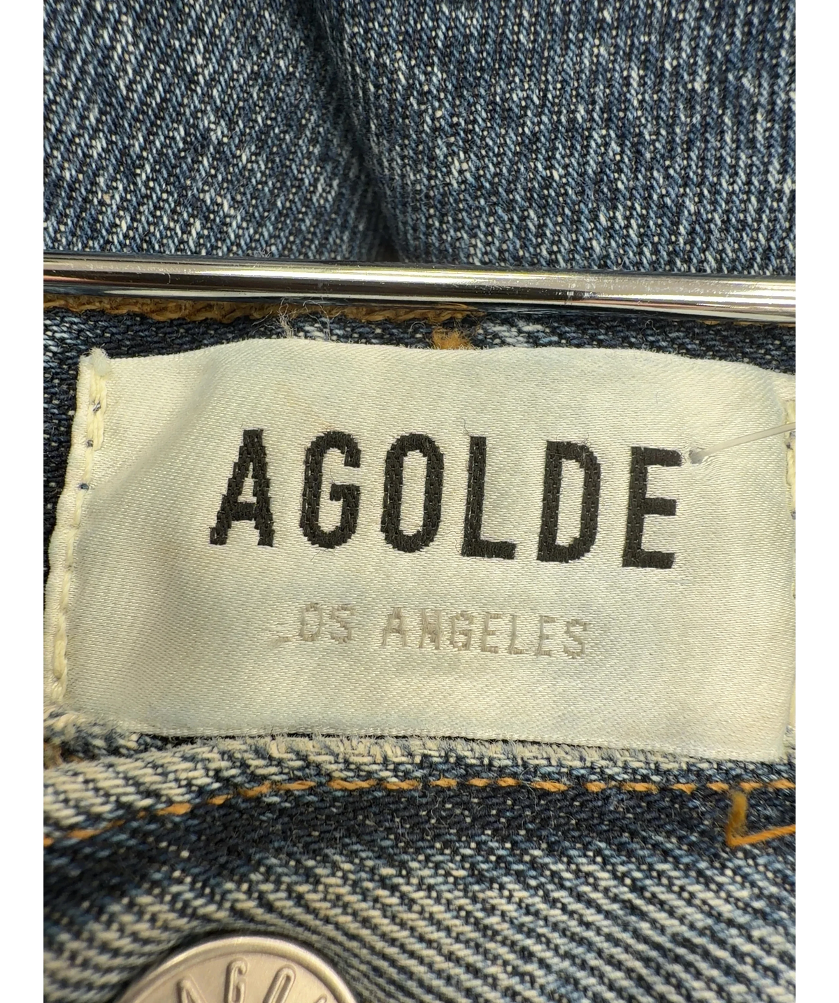 AGOLDE Blue Luna, size W27 — detail