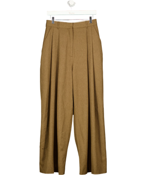 Atelier Ninety Five Pleated Trousers Brown UK S