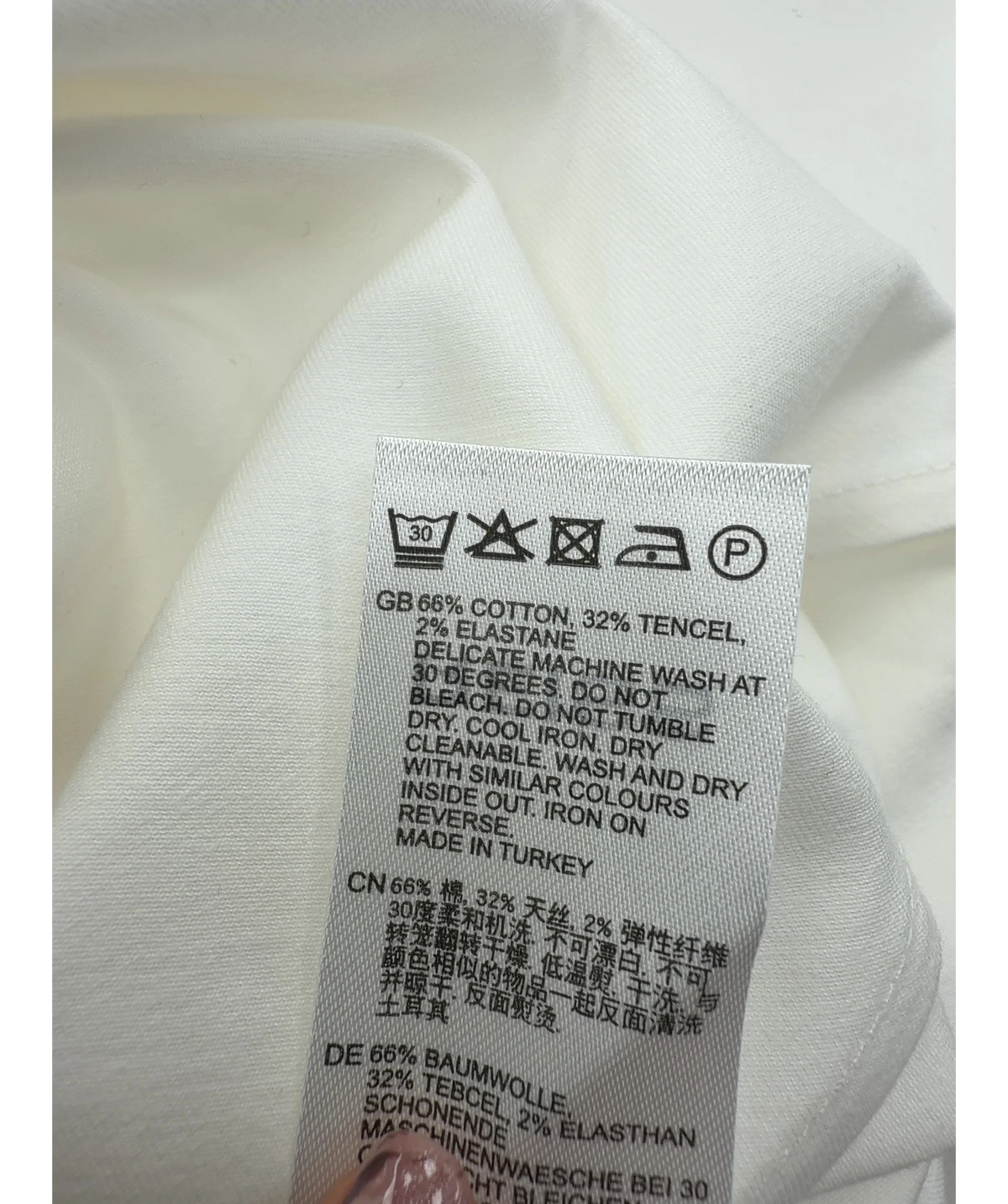 REISS White Simone, size UK 6 — label