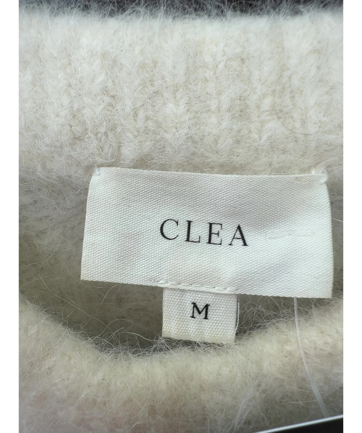 CLEA Cream Cosima Knit, size UK M — detail